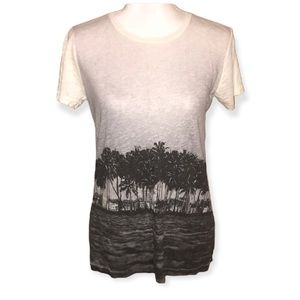 Madewell • Palm Tree Graphic Linen Tee